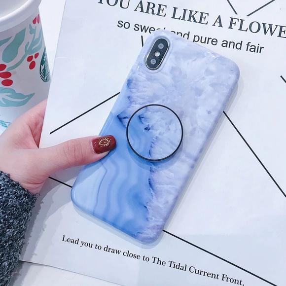 Accessories - NEW iPhone Max/XR/X/XS/7/8/Plus Marble W/ Holder